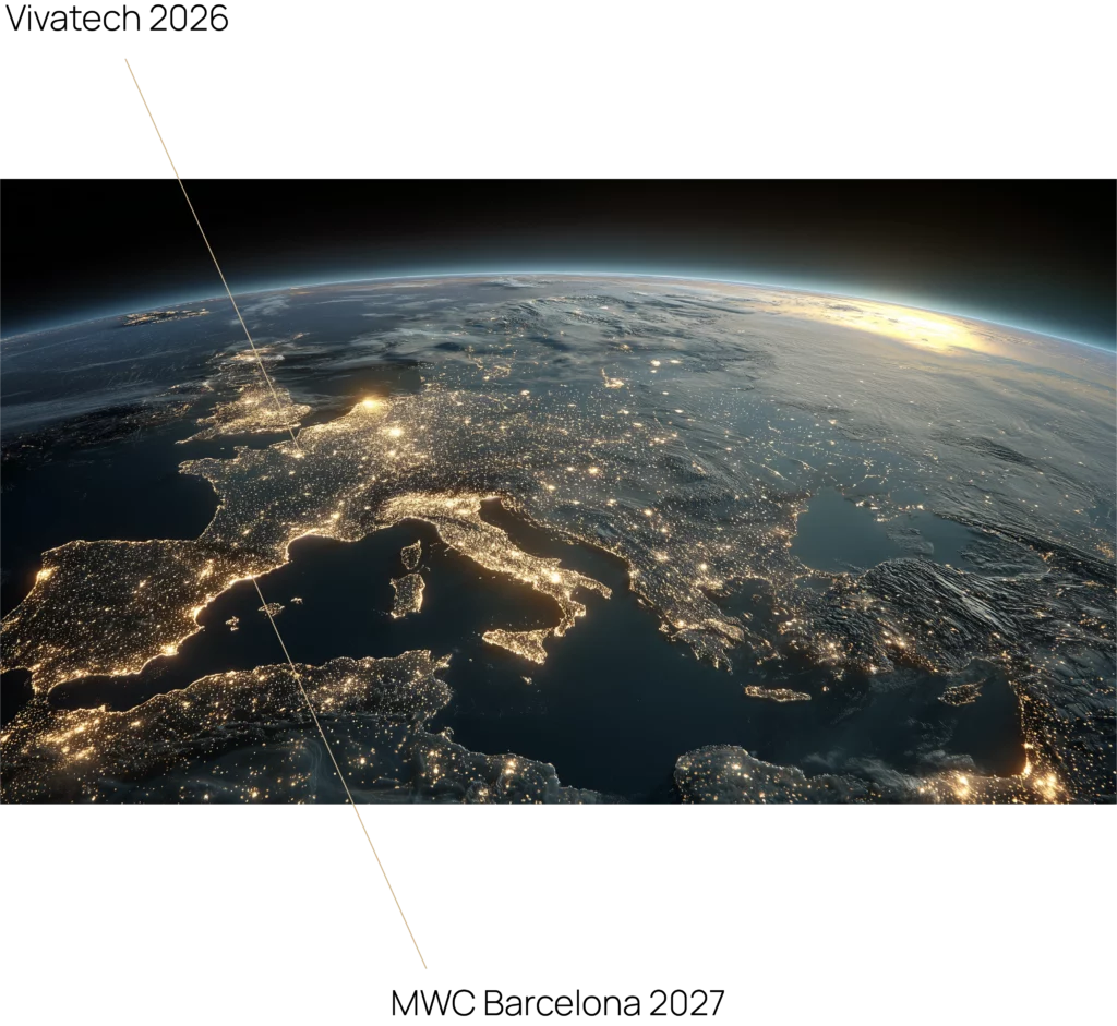 Prochains salons By Celestia : Vivatech et MWC Barcelone 2027
