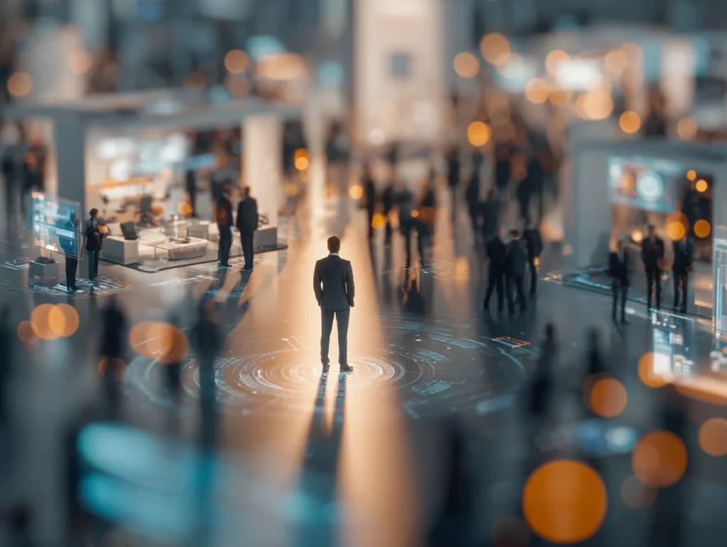 Image dirigeant salon tech